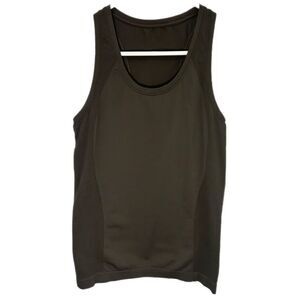 Sweaty Betty Dark Green Racerback Sleeveless Athletic Tank Top Size Small 4-6